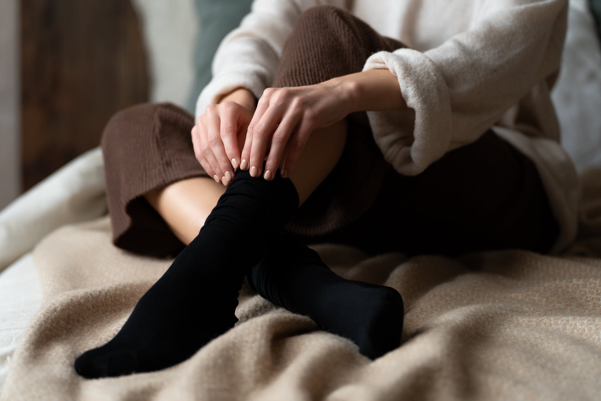 Luxury Cashmere Home Socks
