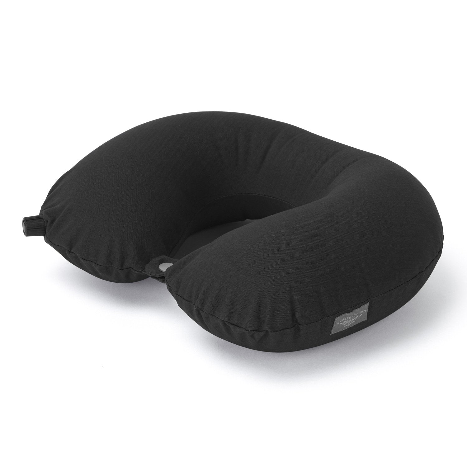 luxury black travel pillow