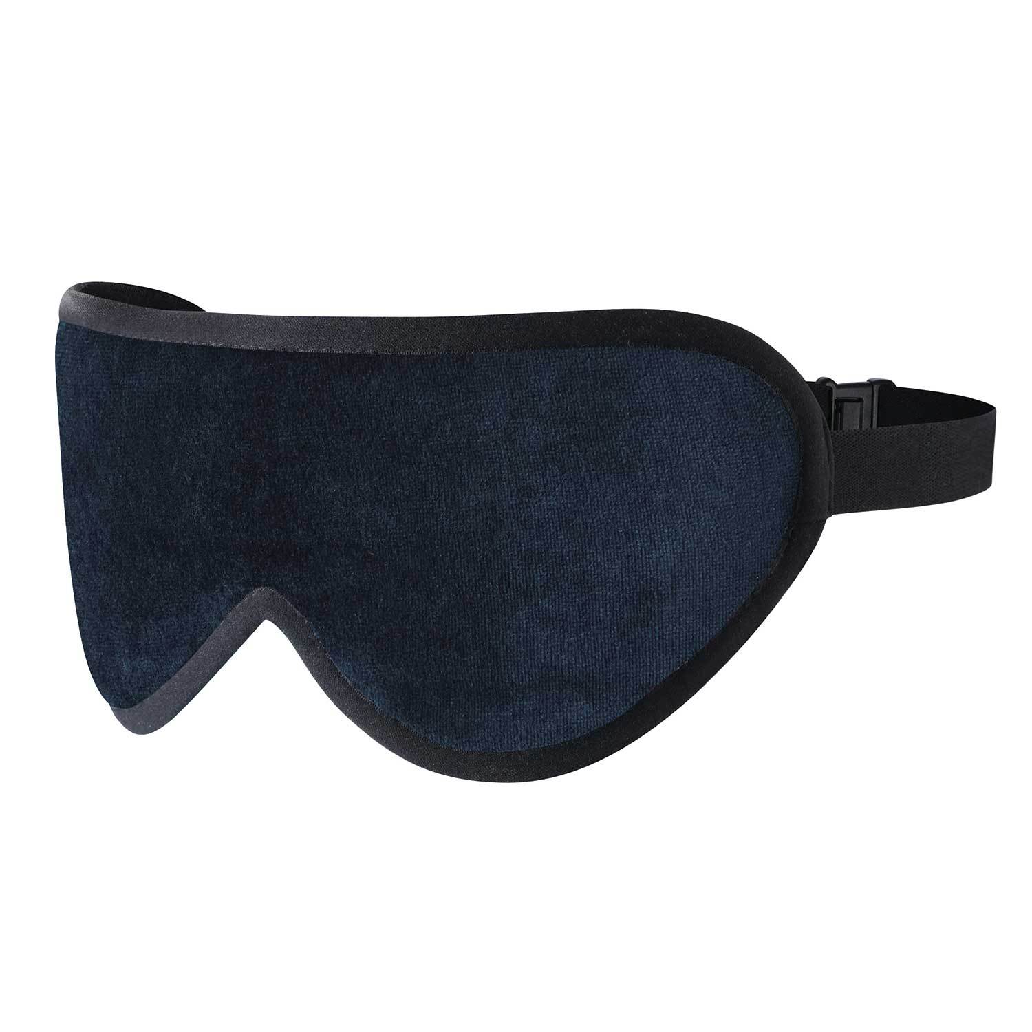 Luxury Sleep Face Mask Masters Of Mayfair UK Navy Blue