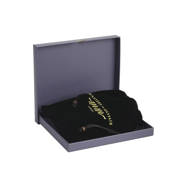 Luxury Lavender Sleep Face Mask Grey Masters of Mayfair UK Gift Box