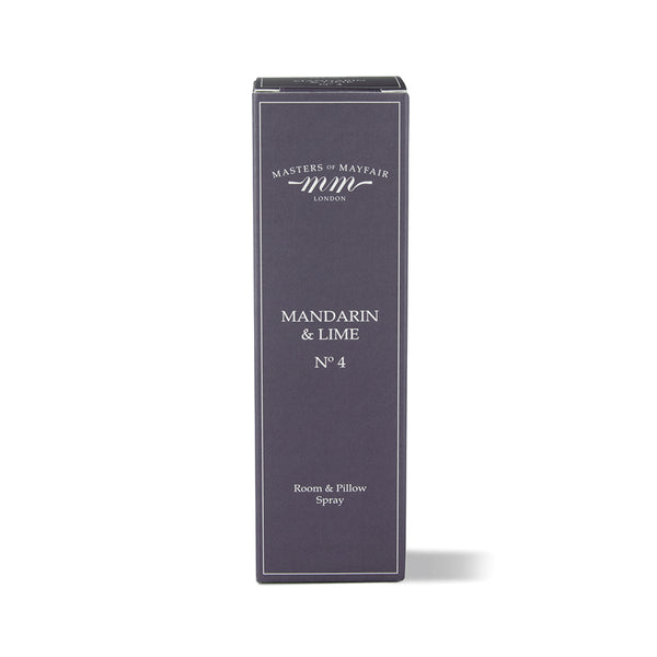 Mandarin Lime Pillow room spray mist scent UK Masters of Mayfair gift box